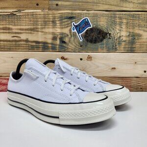 Converse Chuck Taylor 70 Low Top Mens Sz 8 / Women's Sz 10 White Leather A08638C